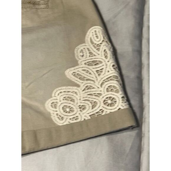 Anthropologie Pilcro and the Letterpress Shorts Women's Size 27 Embroidered Embe - Picture 3 of 10